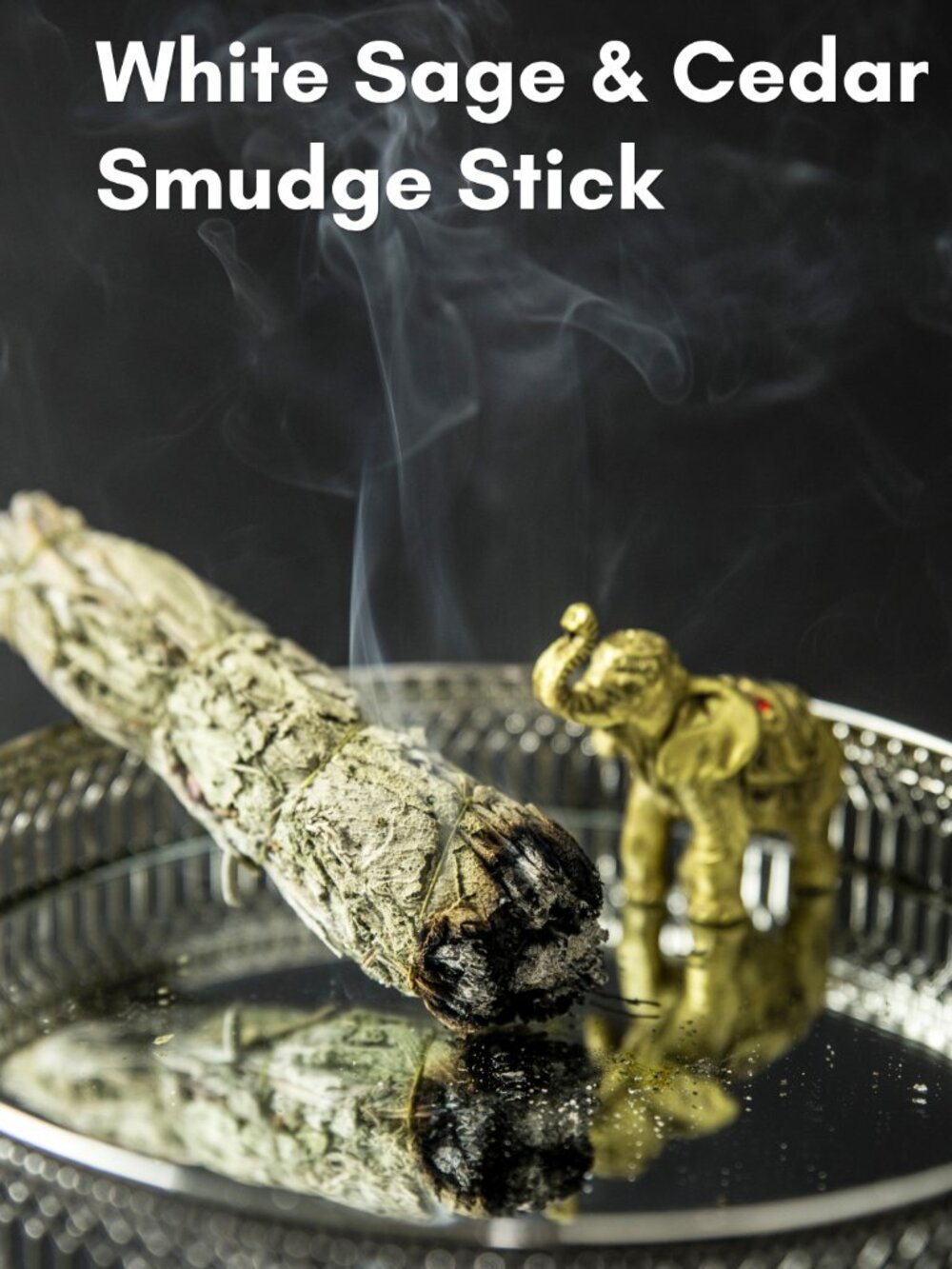White Sage & Cedar Smudge Stick